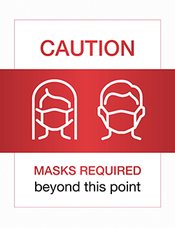 Masks Required Sign